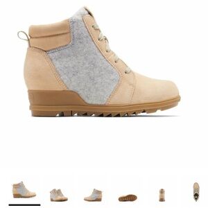 Sorel Evie wedge booties